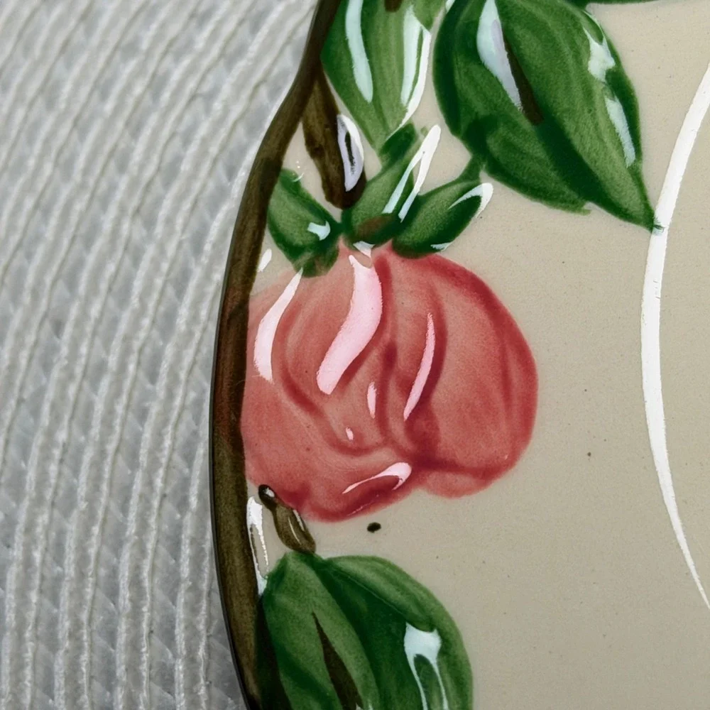 Franciscan Desert Rose Bread Plate Saucer Made in England Pink Floral Lot of 4